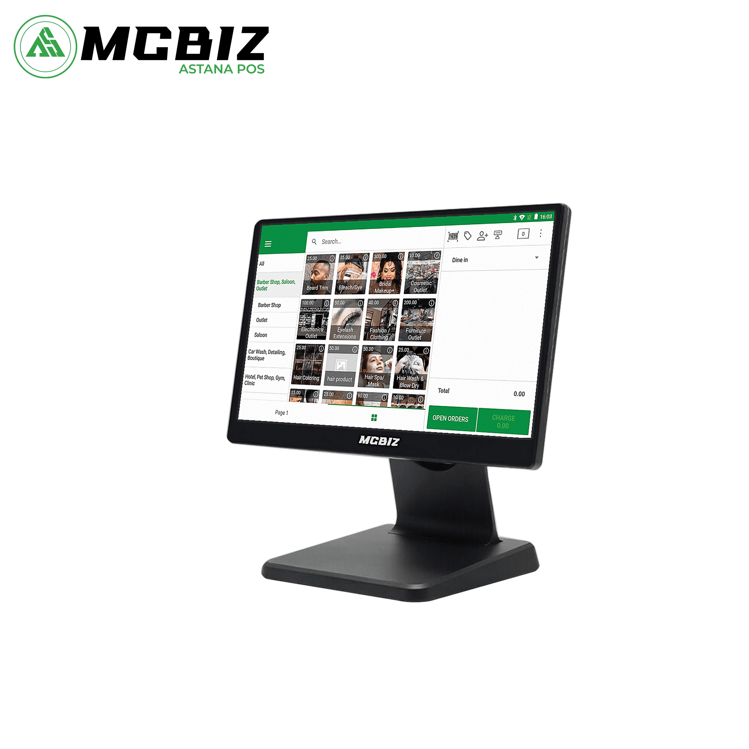 MCBIZ S2 Terminal Single Display 15"