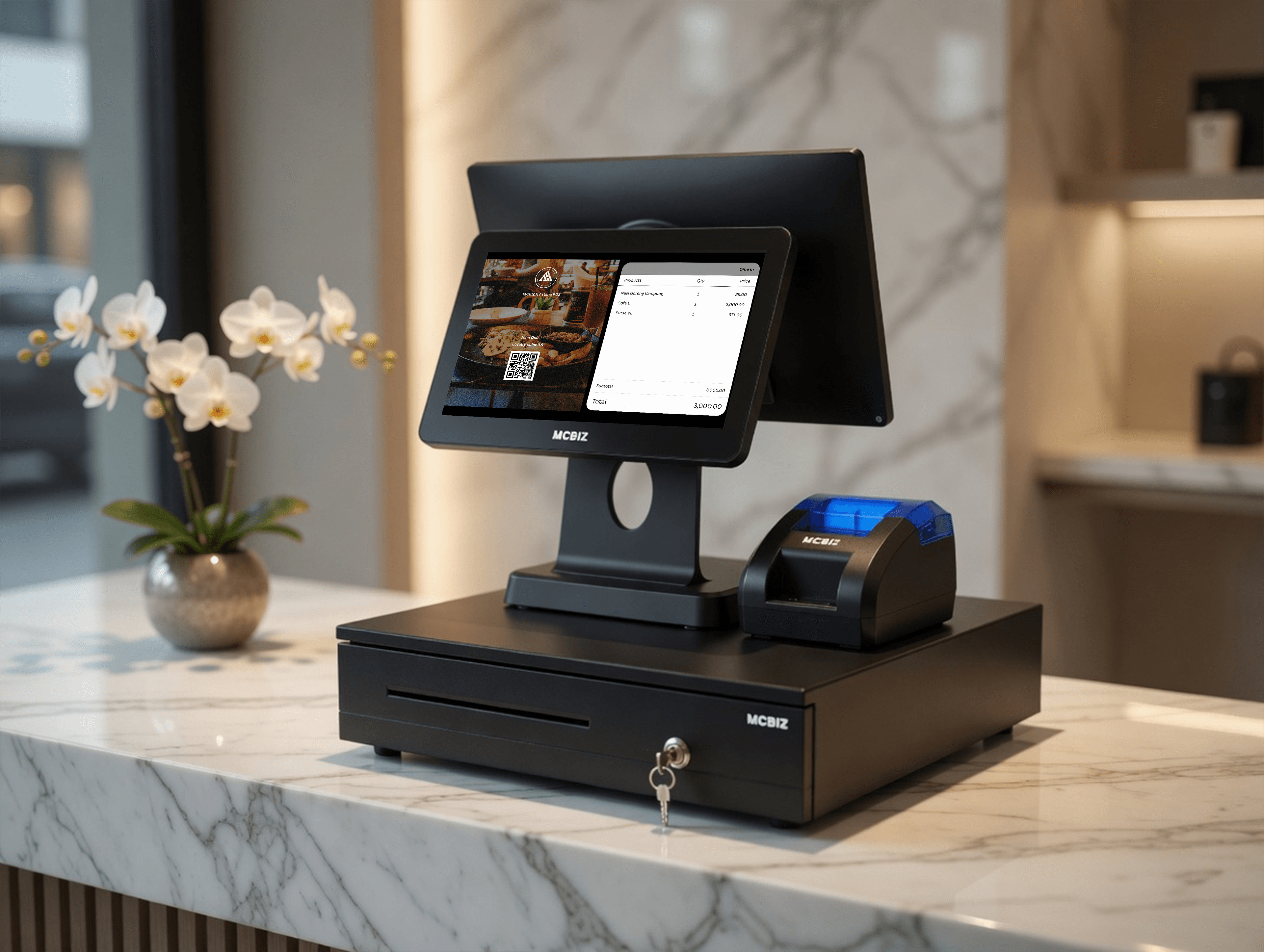 MCBIZ Terminal 15+10"